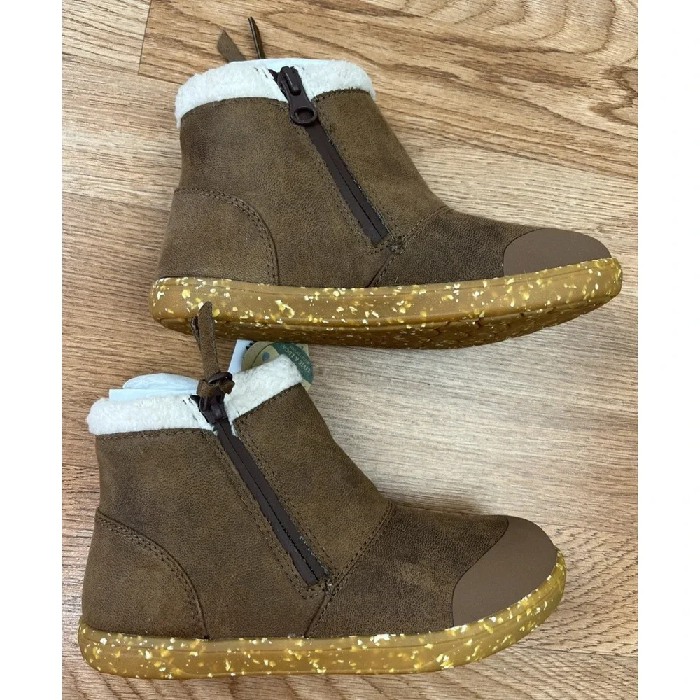 Livie & Luca Rook Ankle Boots Waterproof Brown Unisex Toddler Size 13 NEW